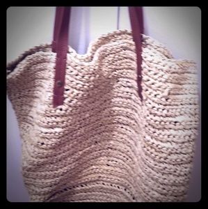 J Crew Woven Bag